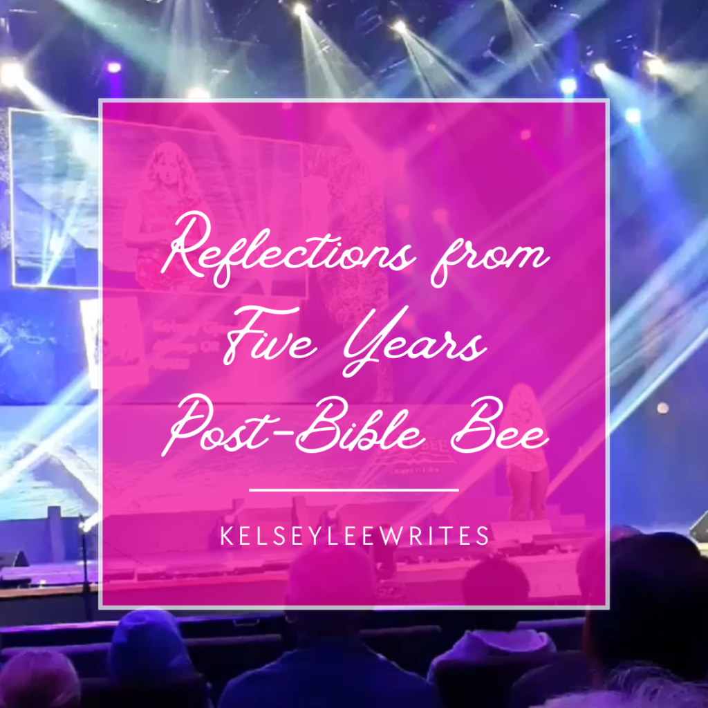 Reflections from Five Years Post-Bible Bee