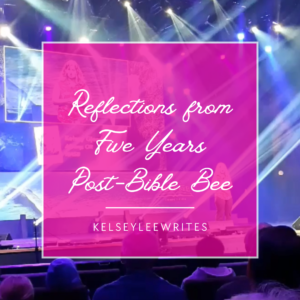 Reflections from Five Years Post-Bible Bee